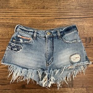 Pilcro Free People Women's Denim Shorts- Size 26